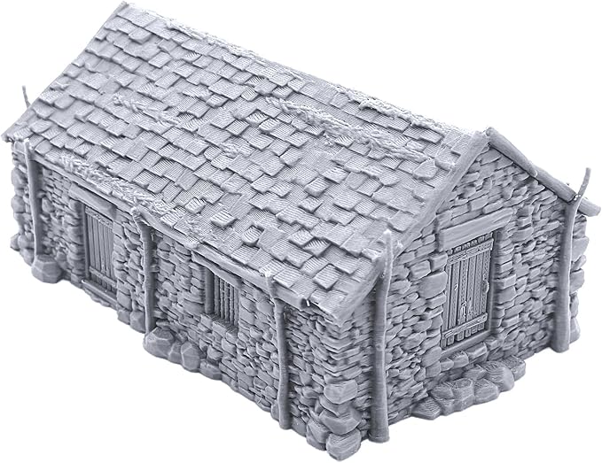 EnderToys The Stone Barn by Printable Scenery, 3D Printed Tabletop RPG Scenery by EnderToys