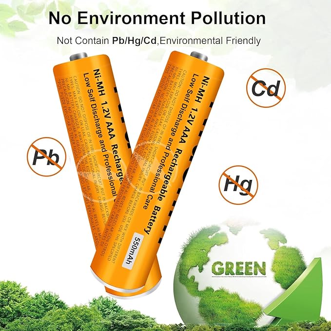 6 Pack NI-MH AAA Rechargeable Battery - Image 2
