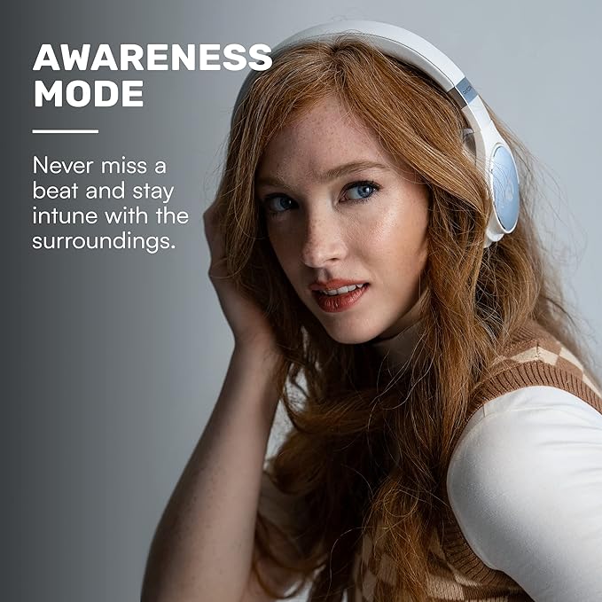 Raycon Everyday Wireless Bluetooth Over Ear Headphones, - Image 8