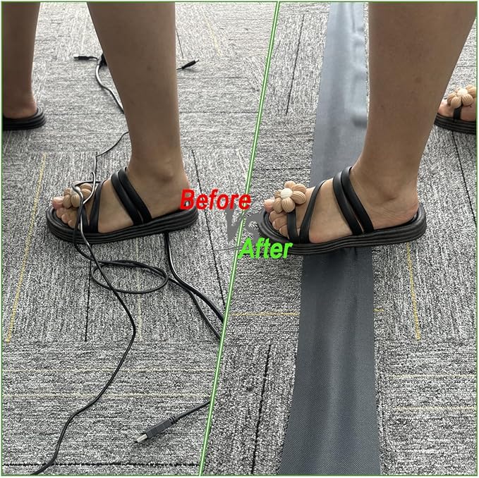 Floor Cable Covers - 10ft Oxford Fabric Cord Protector - Image 5