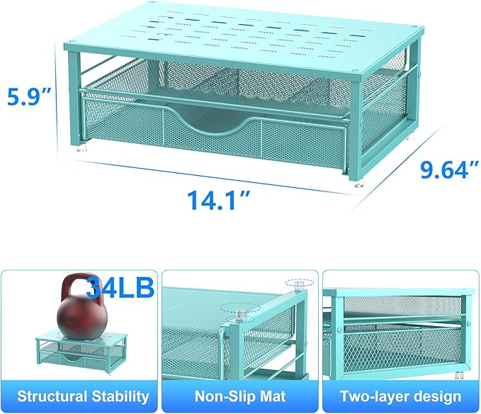 gianotter Computer Monitor Stand Riser, office organizer - Image 5
