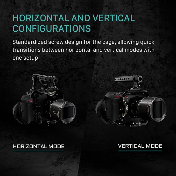 Tilta Camera Cage Kit for Canon C400 | Mounts via Arri Rosette, NATO Rail - Image 5