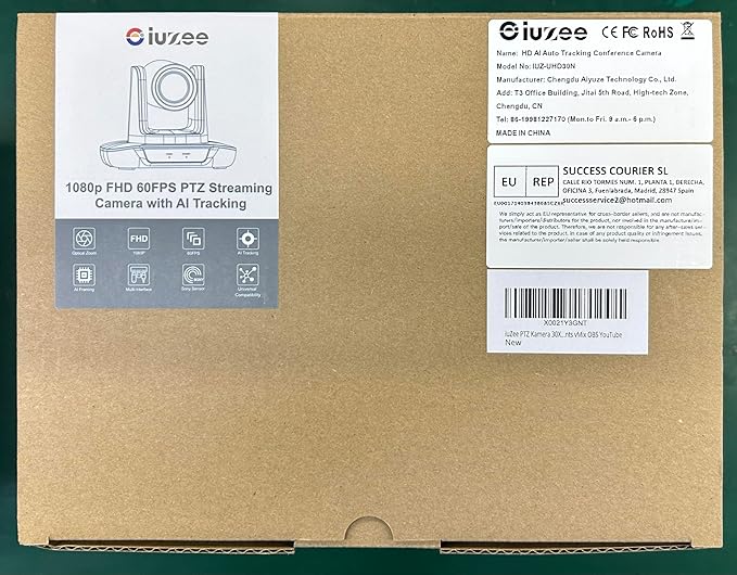 AI Auto Tracking PTZ Camera 3G-SDI/USB3.0/HDMI/LAN PoE 30X Optical and 8X - Image 10
