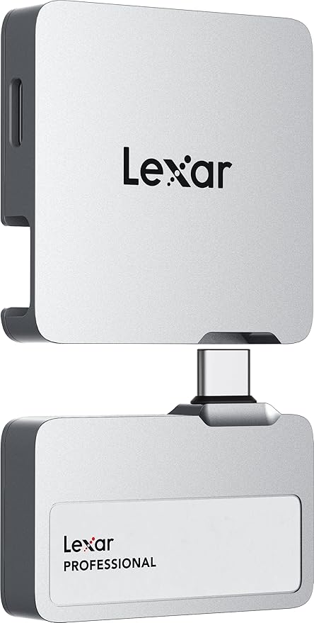 Lexar 2TB Professional Go Portable SSD w/Hub, Supports Apple 4K 60fps ProRes by Lexar