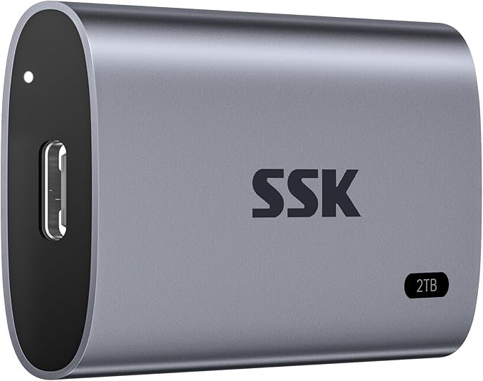 SSK 2TB SSD External Hard Drive, Portable SSD Up to 550MB/s Fast Solid State - Image 8