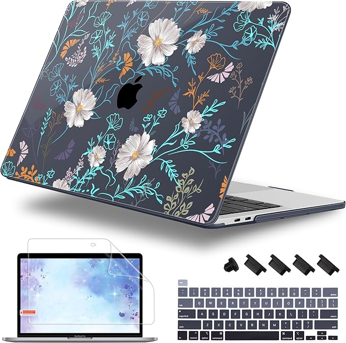Case for MacBook Pro 13 inch with/Without Touch Bar, Hard Shell + Keyboard by WelcomeViseNewitems