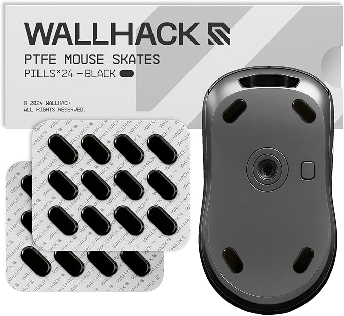Wallhack PTFE Pill Mouse Skates | Premium Universal Skates by Wallhack