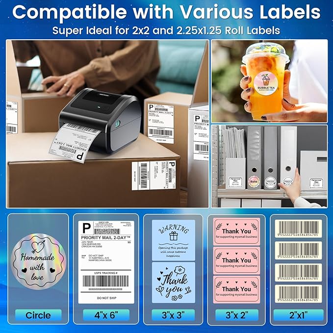 Bluetooth Shipping Label Printer 4x6 - Image 7