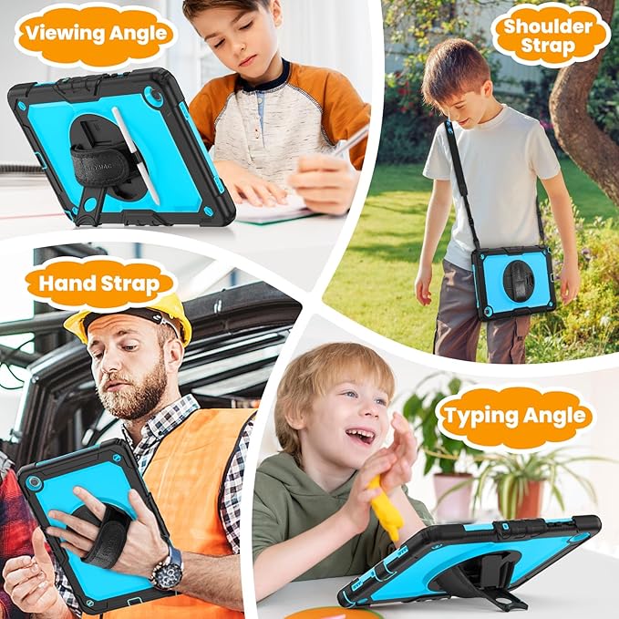 SEYMAC stock Case for Samsung Galaxy Tab A9+ Plus 11'', Full-Body Drop - Image 4
