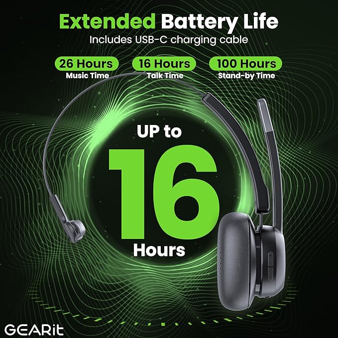 GEARit Wireless Bluetooth Headset - Image 4