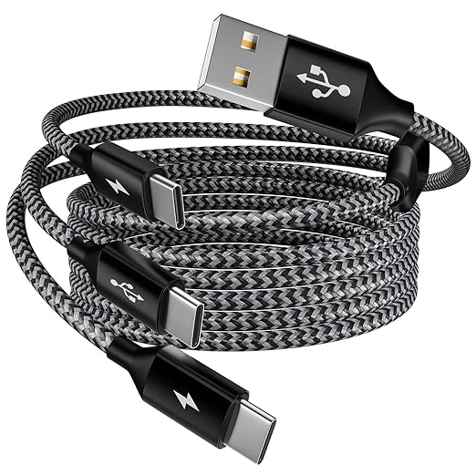 Multi Charging Cable, USB C Splitter Cable, 3 in 1 Travel Fast Charging Cord by MPATIBY