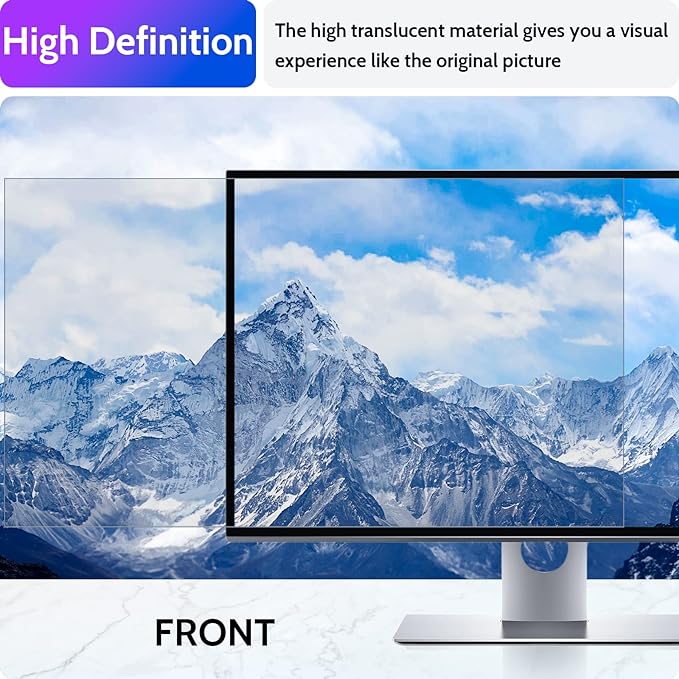 Privacy Screen for Computer Monitor 24 Inch 16:10 Aspect Ratio, Anti Blue Light - Image 5