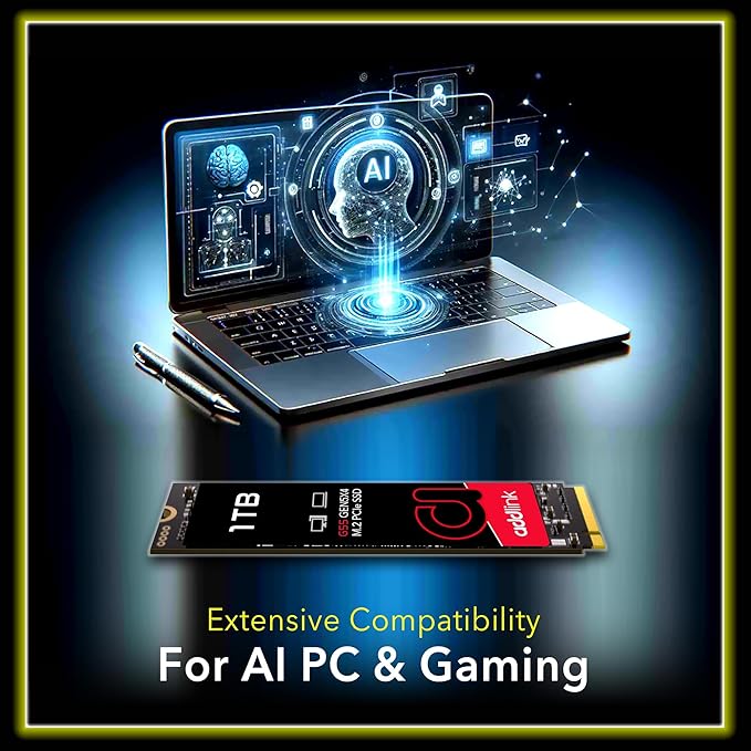 Addlink G55 1TB PCIe 5.0 Gen5 NVMe M.2 SSD- Up to 10, 200 MB/s - Image 3