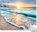 Beach Sunset Washable Square Waterproof Cute Gaming Office Laptop Mousepad by Armanza