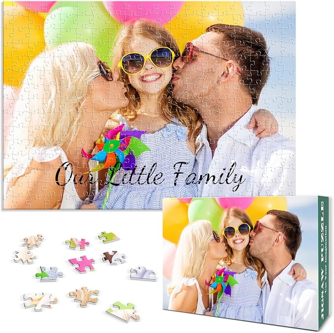 Custom Photo Jigsaw Puzzle for Adults, Personalized Puzzles from Pictures by Unknown