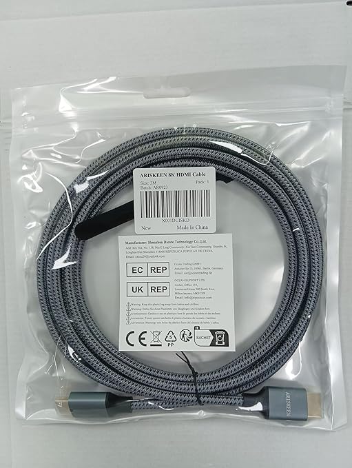 ARISKEEN 8K HDMI Cable 9 FT, 48Gbps High Speed HDMI 2.1 Cable, 8K 60Hz - Image 8