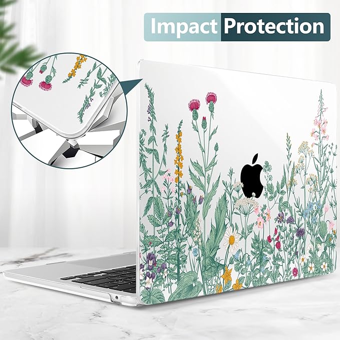 TWOLSKOO Compatible with M4 MacBook Air 15 inch Case 2025-2023 Released Model - Image 6