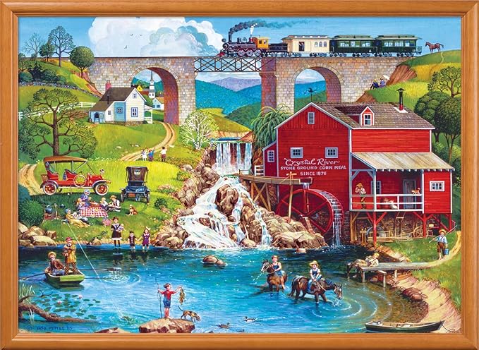 MasterPieces - 500 Piece Jigsaw Puzzle, Large EZ Grip Shapes, Labor Day - Image 8
