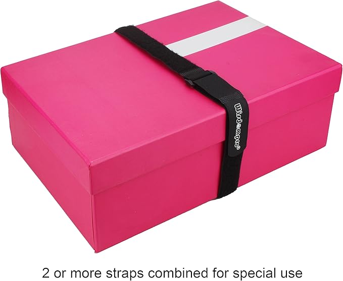 16 Pack Mixed Size Hook and Loop Reusable Fastening Cable Straps Tie by - Image 4