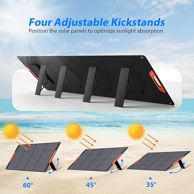 240W Portable Solar Panels for Power Station, 23.5% High Efficiency, 240 Watt - Image 6