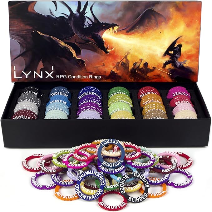 DND Miniatures Condition Markers by LYNX