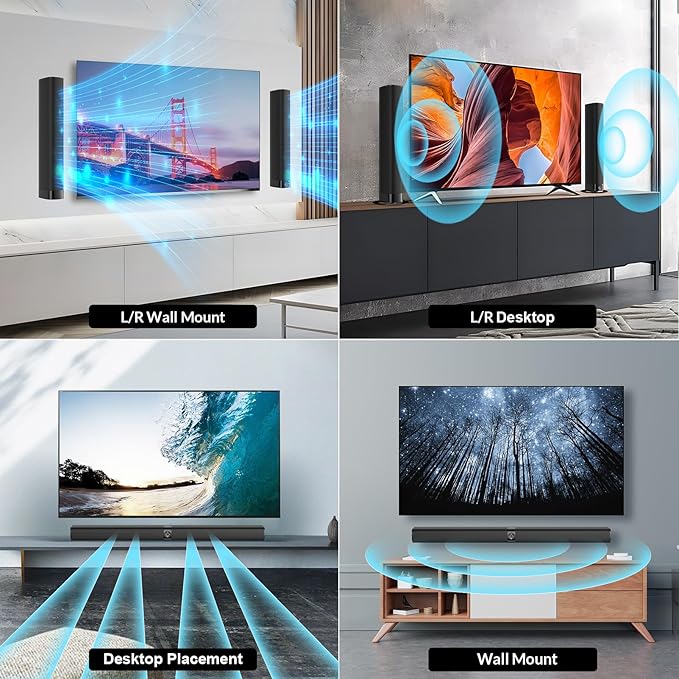 Sound Bar for Smart TV, Soundbar - Image 3