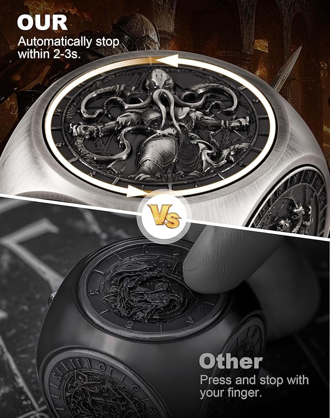 Kabinka Spinner Dice for 7 in 1 DND Dice Set, Unique Metal Dice for Dungeons - Image 4