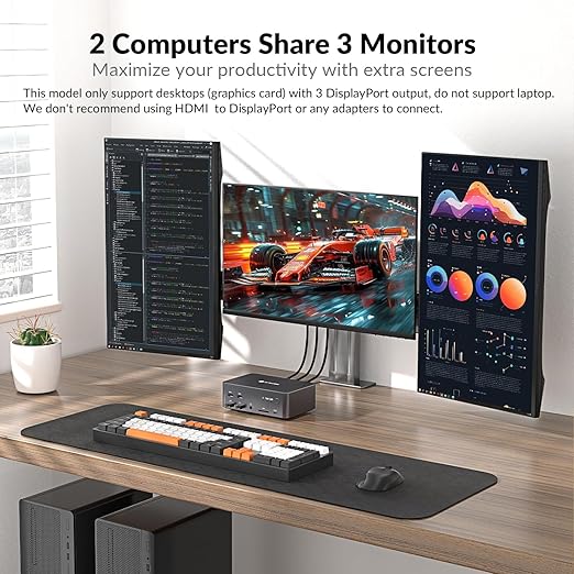 AV Access Docking Station Triple Monitor 8K@60Hz, - Image 2