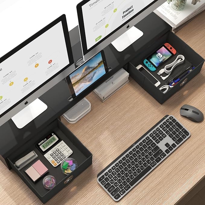 WESTREE Dual Monitor Stand Riser - Image 2