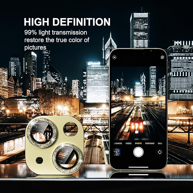 beuxece for iPhone 15/iPhone 15Plus Camera Lens Proprotector, Metal Camera - Image 6