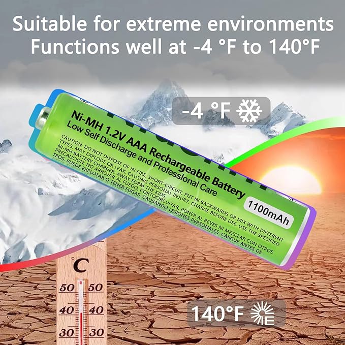 8 Pack NI-MH AAA Rechargeable Battery - Image 5