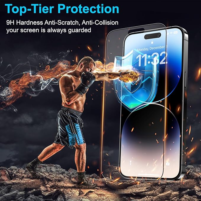 Mothca 2 Pack Matte Glass Screen Protector - Image 6