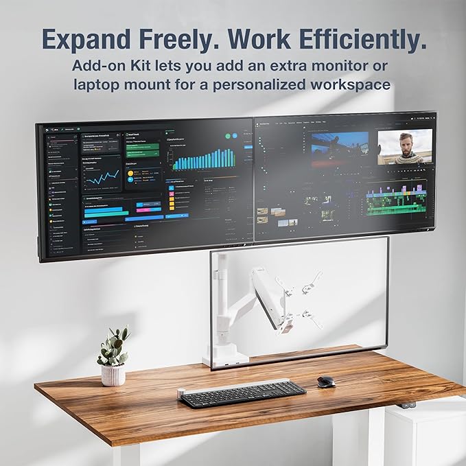 AVLT Single 57 Inch Heavy Duty Monitor Arm Add-On Kit - Image 4