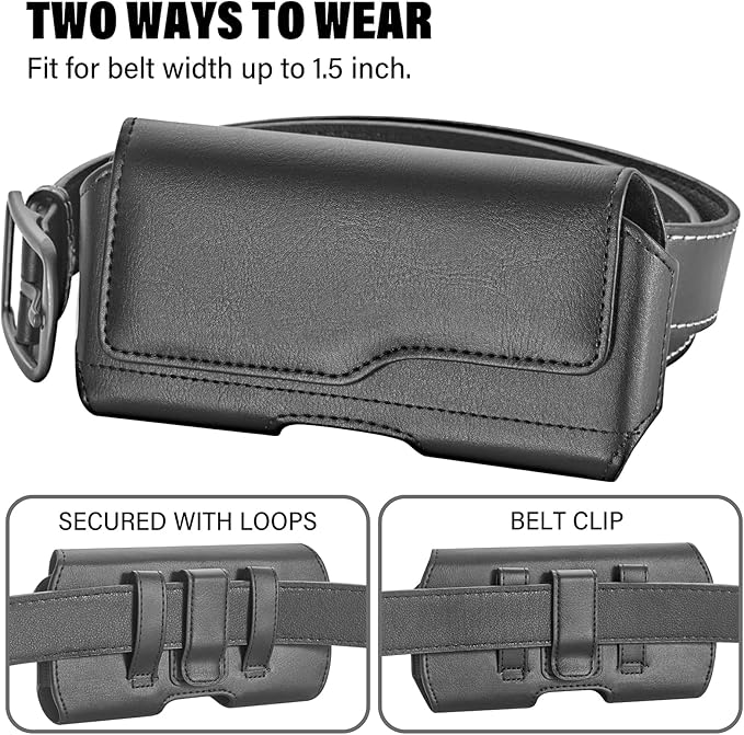 Holster Case for iPhone 15/15, Samsung Galaxy S24/S23/S22/S21, Phone Pouch - Image 4