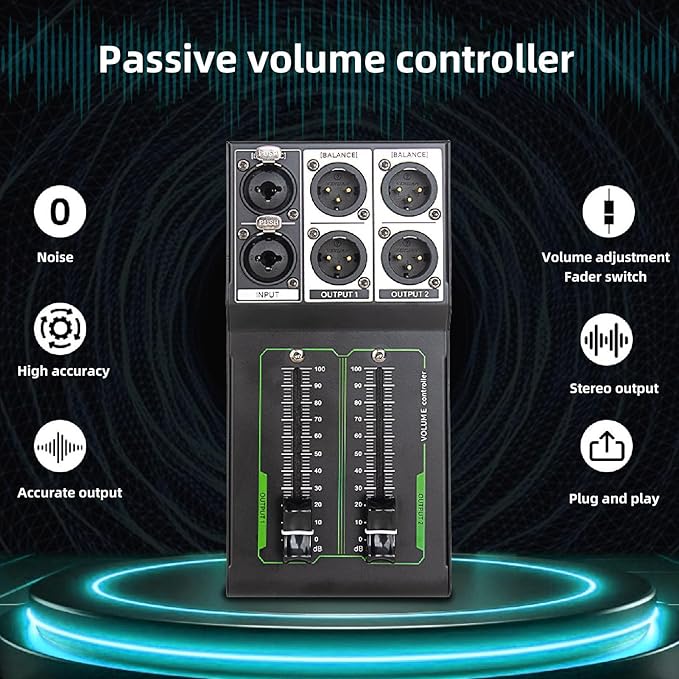 Passive Stereo Monitor Volume Controller, - Image 2