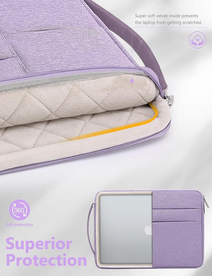 HYZUO 17-17.3 Inch Laptop Sleeve Bag Briefcase - Image 4