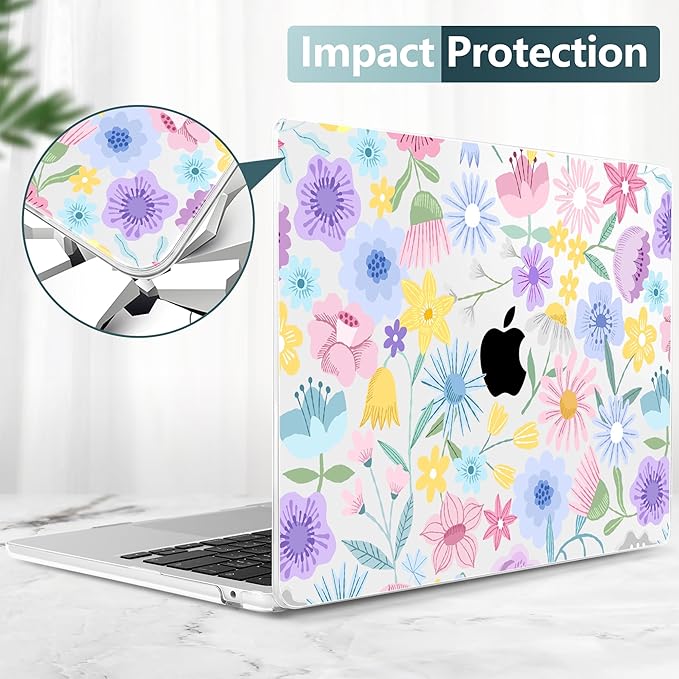 TWOLSKOO Compatible with M4 MacBook Air 15 inch Case 2025-2023 Released Model - Image 6