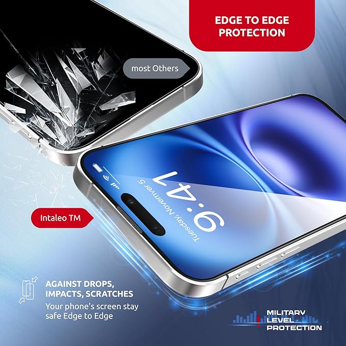 Screen Protector for iPhone 16 – Full Edge-to-Edge Protection Tempered Glass - Image 6