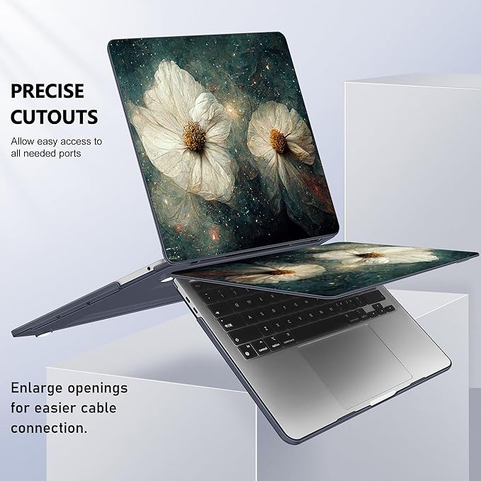Case for MacBook Pro 13 inch with/Without Touch Bar, Hard Shell + Keyboard - Image 8