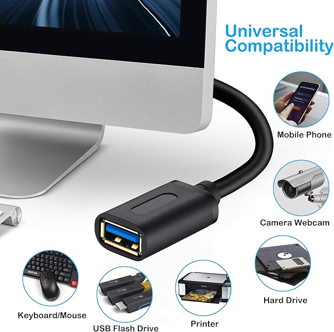Tan QY USB 3.0 Extension Cable 15Ft, USB 3.0 High Speed Extender Cord Type A - Image 5