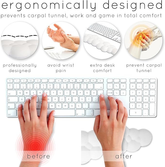 Qloud Cloud Wrist Rest Keyboard Wrist Rest - Image 6