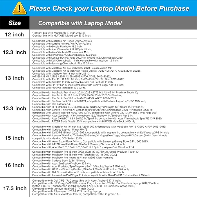 MOSISO Laptop Case 15 inch, 15 inch Laptop Sleeve Compatible - Image 2