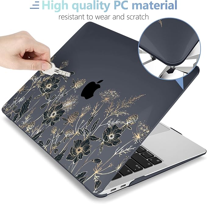 MEEgoodo for MacBook Air 13.3 inch Case 2021 2020 2019 2018 A2337 M1 A2179 A1932 - Image 3