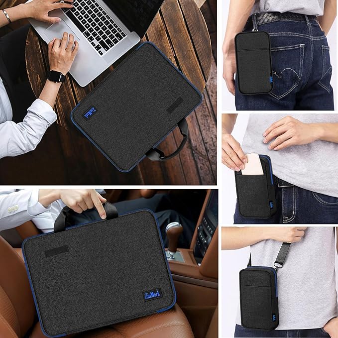 Laptop Case 15.6 Inch Briefcase Military-Grade Protection - Image 6