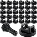 Yookeer 180 Pieces Magnetic Zip Tie Mount Multipurpose Cable Holder Magnets by Yookeer