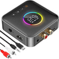 Bluetooth 5.4 Transmitter Receiver 3-in-1 Bluetooth Adapter HiFi Audio Receiver by MakerHawk
