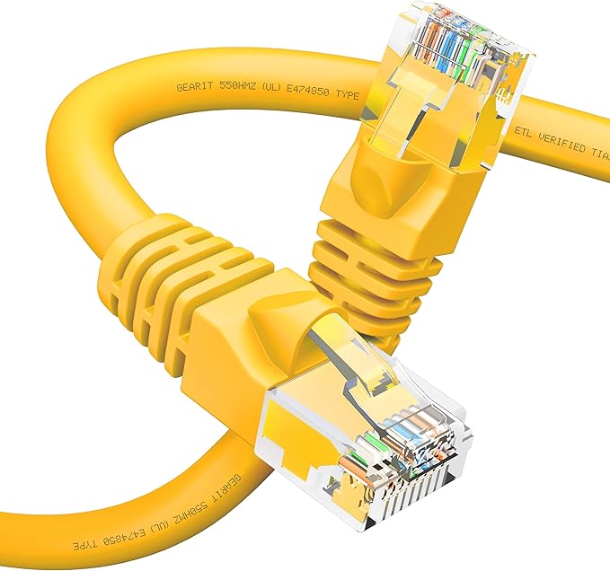 GEARit Cat 6 Ethernet Cable Cat6 Network Patch, Snagless Cord, Internet by GEARit