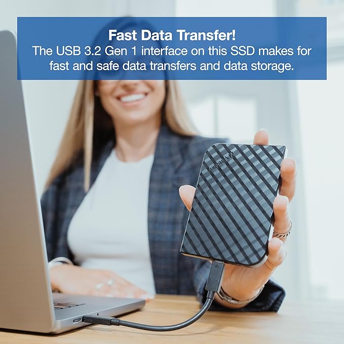 Verbatim 512GB Portable SSD External Hard Drive Store ‘n’ Go USB 3.2 Gen 1 - Image 4