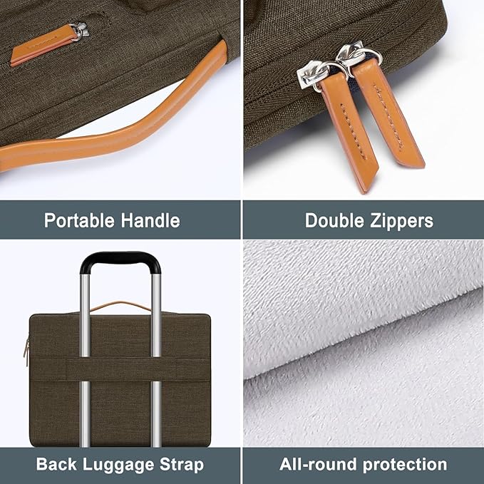 MOSISO 360 Protective Laptop Case 13.3 inch, 13-13.3 inch Laptop Sleeve - Image 4