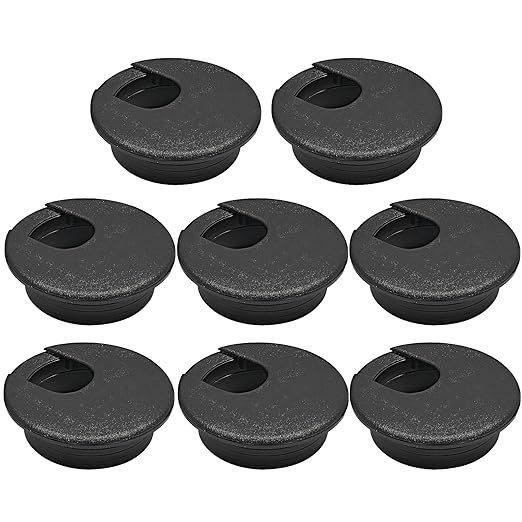 Desk Grommet 1-3/8", Desk Cord Hole Cover, Cable Grommet ABS Plastic, Desk Hole by BOPOREAE